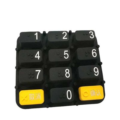 Einzigartige Radium geschnitzte durchsichtige Silikon Gummi Pos-Maschinenschlüssel