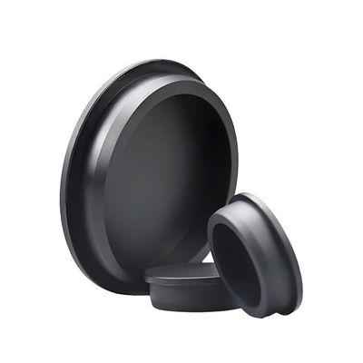 Individuell angefertigtes Silicone Gummi Zubehör mit schwarzem Silicone Gummi Stecker und Endkappen