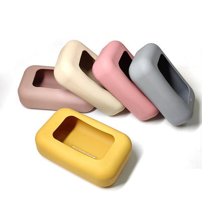 Silikon-Multi-Color-Tissue-Box mit individualisierbarem Logo für den täglichen Gebrauch
