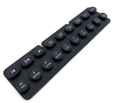 Wasserdichte Silikonkautschuk-Tastatur für Bluetooth-Musik-Sprecher