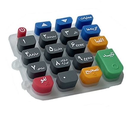 Bewegliche Anschluss-kundenspezifische Silikon-Tastatur-multi Farbe wasserdicht