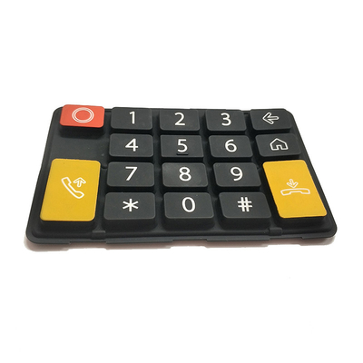 Kundenspezifische völlig Siegelsilikonkautschuk-Tastatur für Eingangs-Schutz