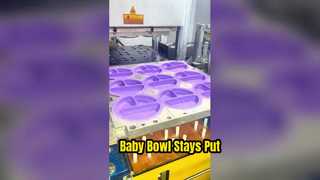 Keine unordentlichen Mahlzeiten mehr aus Silikon-Babyschale