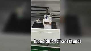 Langlebige leitfähige Silikontastaturen für Barcode-Scanner